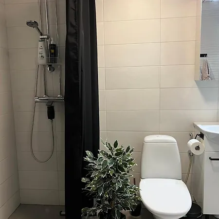 דירה With Sauna And Backyard